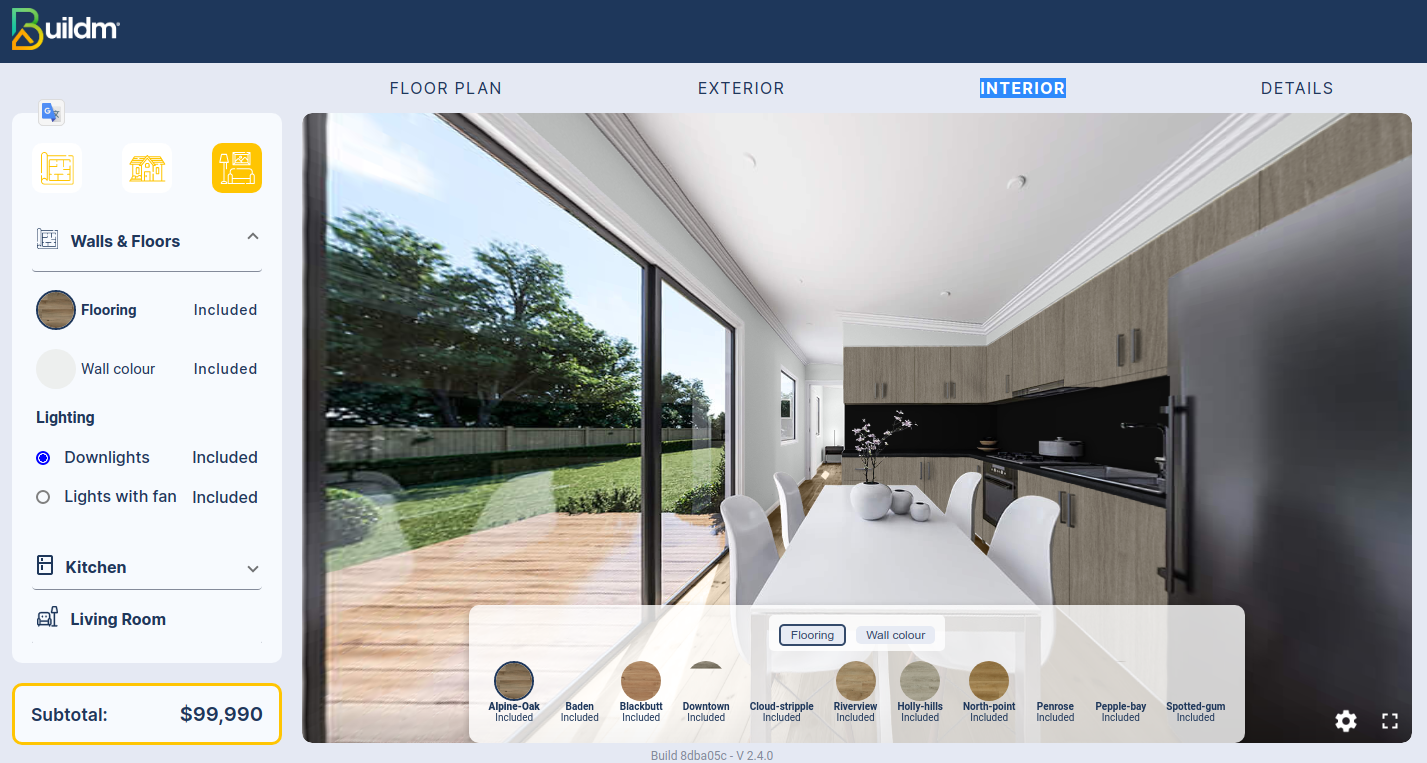 Floorplan Menu Interior Wallfloors